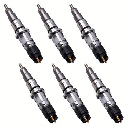 6 PCS Diesel Fuel Injectors for Dodge Ram 2500 3500 Cummins 1.77gal for Sterling Heavy Duty Truck 0986435518