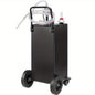 VEVOR 35 Gallon Fuel Caddy with Wheels - Portable Gas Storage Tank & Transfer Pump