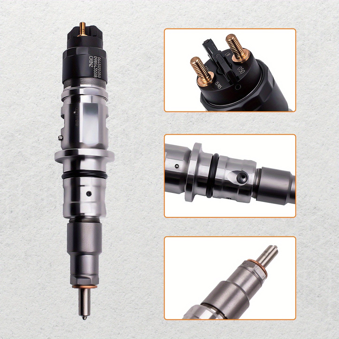 6 PCS Diesel Fuel Injectors for Dodge Ram 2500 3500 Cummins 1.77gal for Sterling Heavy Duty Truck 0986435518