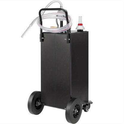VEVOR 35 Gallon Fuel Caddy with Wheels - Portable Gas Storage Tank & Transfer Pump